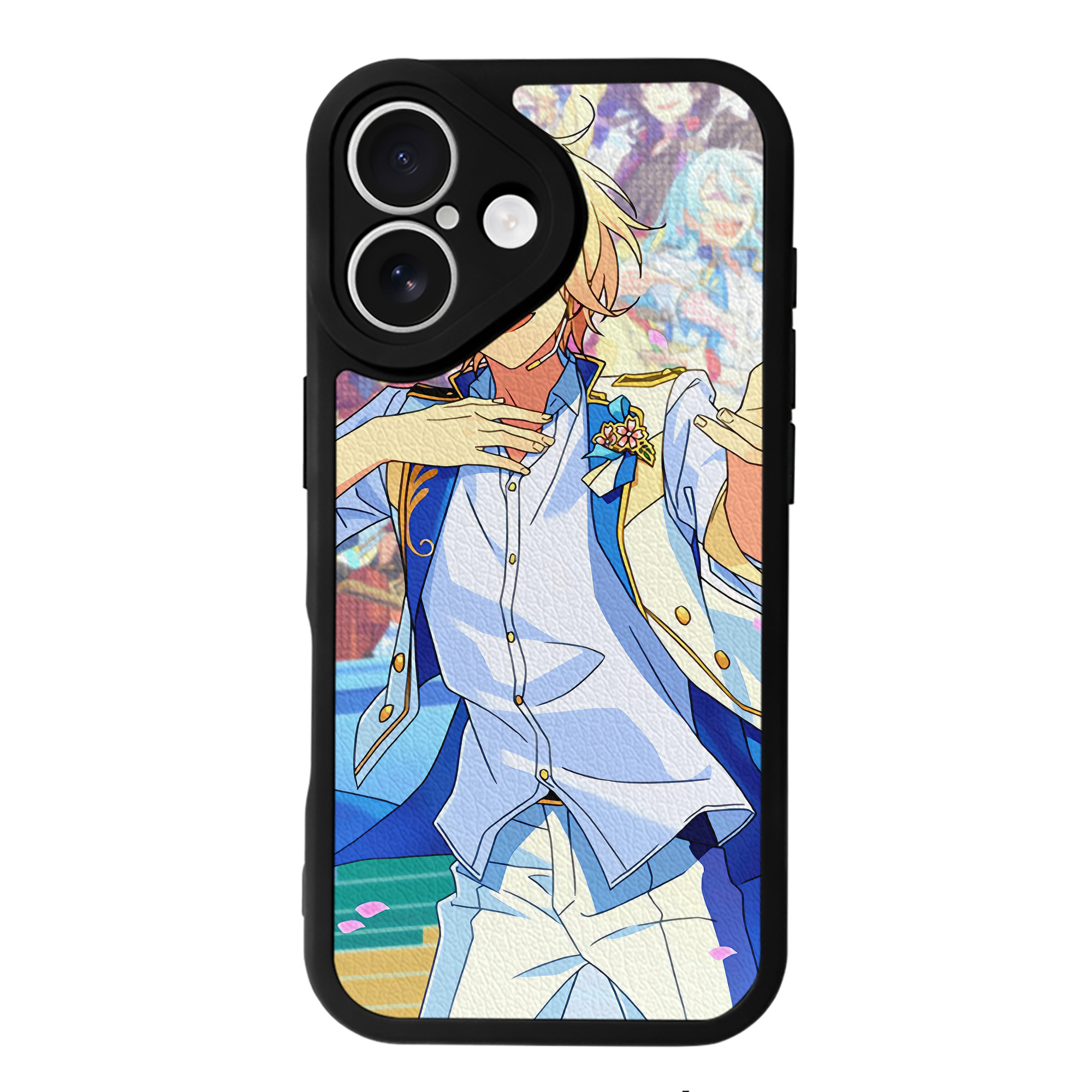 （画像用） あんさんぶるスターズ! Ensemble Stars 【iPhone 16シリーズ対応】シリコンスマホケース（レザー調） 材質：シリコン